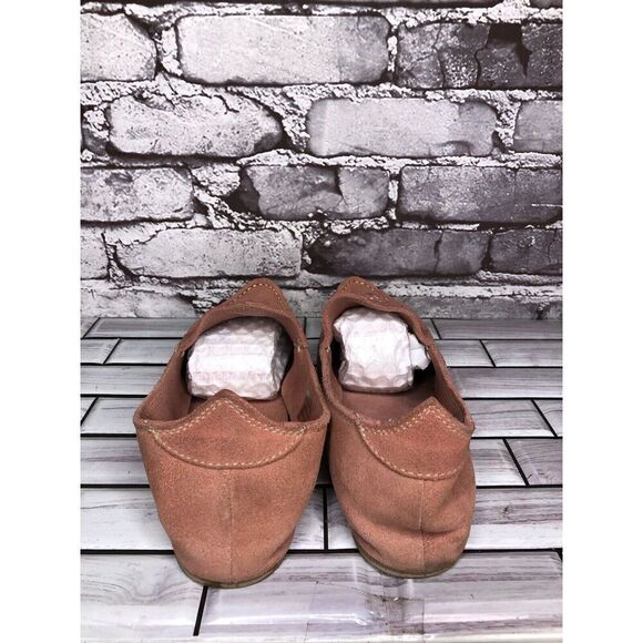 Jacques Levine 1936 Pink Suede Leather Floral Pointed Toe Flats Women Sz 10M US - Picture 6 of 16